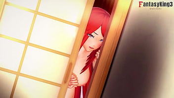 Preview 1 of Japan Vs Bkackcock - Kushina Uzumaki step m and Sarada Uchiha step s | Full Movie on Sheer or Ptrn Fantasyking3