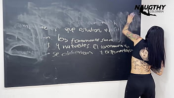 Preview 1 of Soe Shion Utsunomiya - Beautiful teacher records a porn video in the classroom