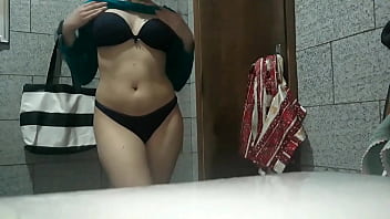 Preview 2 of Indiana Outdoor - teen plays with her wet pussy with dildo