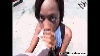 Preview 3 of Sta Wro - Ebony Babe Hydie Waters Public Fucking 00