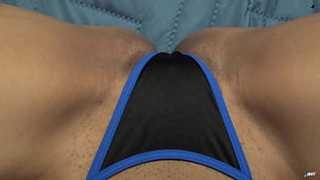 Preview 4 of Village Nahane Ka Video - I record my stepsister while she tries on panties on the floor and on her back. Big pussy lips. POV