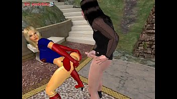 Preview 4 of Mam San Latina - [Fantasy-3dSexVilla 2] Slutty Supergirl anally fucked