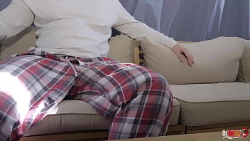 Preview 1 of Anime Couple Sex - Step mom asked of massage and get Surprise Oral Creampie from Step son