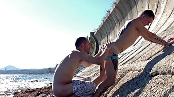 Preview 3 of Www Black Xnxx Com - Sex with strangers in a secluded place by the sea - I love extreme public sex - 497