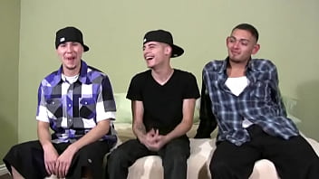 Preview 1 of Islmbada Sakx - Hot latino three way see how this papis suck verga and lick each others tight cu