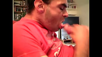 Preview 3 of Gay Men Voyeur - Sucking myself