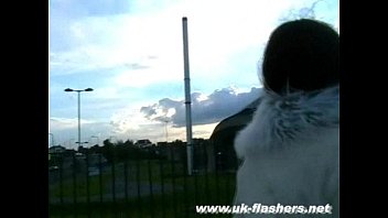 Preview 4 of Withe Gril Xnxx - Amateur bbw babe Rebecca nude in public