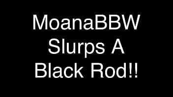 Preview 1 of Fresh Tube Porn Tzoylia Aleja - Mature MoanaBBW Sucks On A Black Cock