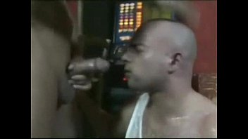 Preview 2 of Gf Bf Web - Piss and sperm in the bar !