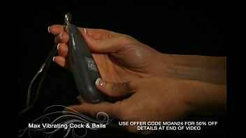 Preview 2 of Satin Bloom Anal Fuck - REVIEW:Max Vibrating Cock &amp_ Balls Dildo