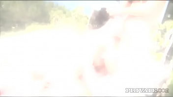 Preview 2 of Xnxx Hd Miniththu 30 - Angel Dark Rides One Dick While Sucking Another in This MMF Threesome