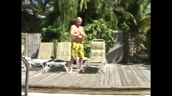 Preview 1 of Asain Penetrate - Daddy Chuck Plays With Himself And Some Sun Lotion