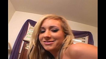 Preview 3 of Blowjob View From Below - Busty blonde fingering in panties and heels