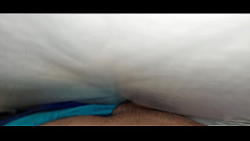 Preview 3 of Origami Eyes - I made a hole in the new mattress and fucked it