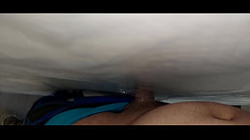 Preview 1 of Origami Eyes - I made a hole in the new mattress and fucked it