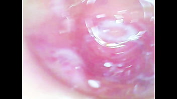 Preview 3 of Lesbian Gpiss - Pussy roller coaster (Glass dildo deep in the tight juicy pussy)