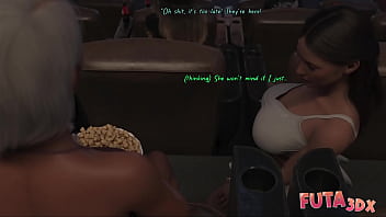 Preview 3 of Dubt Porn - Futa3dX - Hot Brunette Can&#039_t Control Herself From Sucking On Her Futa Gf&#039_s Big Dick