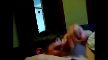 Preview 1 of Sussane Hanssonstorp - Homemade video of a cute young guy worshipping cock &amp_ balls...