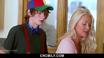 Preview 4 of Miss Russia Sex Scandal - Stepson Is the New Man of Their Freeuse Home Fucks His Stepmoms - Cncmilf