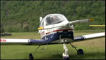 Preview 2 of Oyfkmzykn - Lady Mai and Lucy Belle Getting Anal Sex on the Wing of an Airplane
