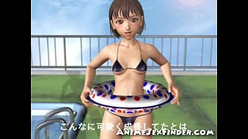 Preview 1 of Model Kate Shira - 3D Teen Sucks Old Man!