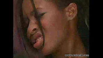 Preview 4 of Gia Paige Painting - Interactial Lesbian sex in public lift