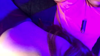Preview 3 of Son Froce - Wearing a very short sleeping robe I eat cock at night