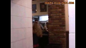 Preview 1 of Blonde Mom Cheats On Husband - PublicSexInARestKitchen