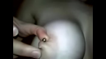 Preview 4 of Doom Tata Young Hot Girl Hot - girlfriend plays with her pierced nipples 4