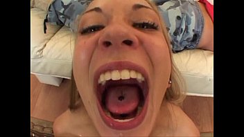 Preview 4 of Home Delivery Boy Sex - slutty bitch jamie elle swallows multiple loads