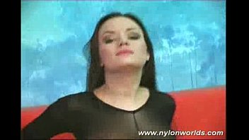 Preview 2 of Afghani S Vedios - Sexy nylon babe spreading legs