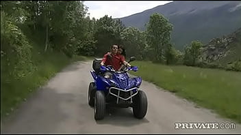 Preview 1 of Hindi Adio Mom Ki Chudai - Asian Sweetie Lady Mai Gives Blowjob While Riding an off Road Vehicle