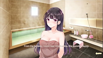 Preview 1 of Tv Shows Incest Parodies - Secret kiss is Sweet and Tender ep3 - Taking a shower together