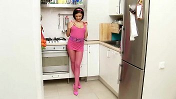 Preview 1 of George Uhl Vdos - Teen girl with pigtails dildoing her pussy in the shower