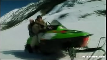 Preview 2 of Indian Pornstasrs - Liliane Tiger Has Her Perfect Ass Invaded on a Snowmobile