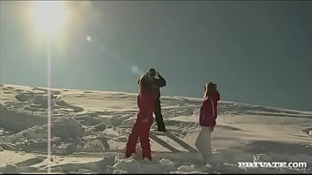 Preview 1 of Zwei Muschis - Members of the Ski Rescue Patrol Find a Stranded Skier and Screw Him