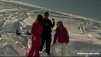 Preview 4 of Zwei Muschis - Members of the Ski Rescue Patrol Find a Stranded Skier and Screw Him