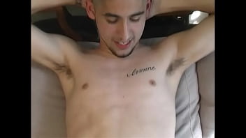 Preview 2 of Hard Fuck On Women In Three Man - Gay latino guy strokes his big verga and fucks his tight culo with a dildo