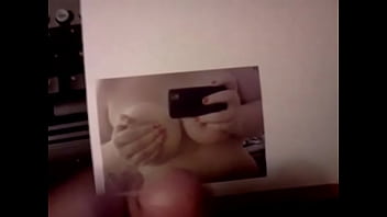 Preview 1 of Skinny Tamil Old Widow - Cumming on her tits