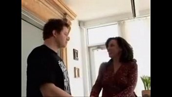 Preview 1 of Hgjki - Brunette Milf Karen Kougar Fucks y. Man Q13