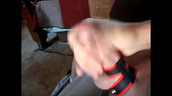 Preview 2 of Uk Mom Jerks - Hands free cumshot