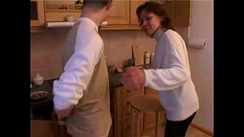 Preview 1 of Hotgivebe - Mommy Catches stepson in kitchen