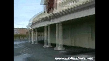 Preview 1 of Bdsm Suspender - Uk Amateur Emma Flashing Her Curvy Goodies in Blackpool