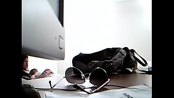 Preview 1 of Cock And Dildo Together - kim traviesa en la oficina de Pedro cisneros