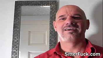 Preview 1 of Teen Forced By Burgler - Teen girl doing more than babysitting