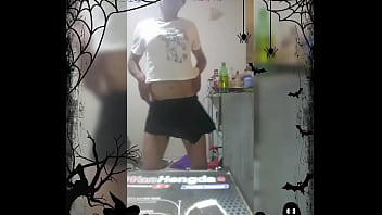 Preview 1 of Sunny Leone Hard Sex Video - Prob&aacute_ndome varias prendas y ropita dici&eacute_ndome de mariquita mostrando lo mariquita que soy