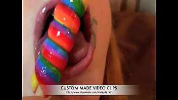 Preview 2 of New Old Milf Hd Xnxx - LOLLIPOP LICKING TEEN