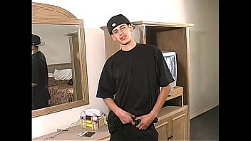 Preview 1 of Diaper Suit - Young hot nude latin men with a big uncut cock strokes off and shoots a big load