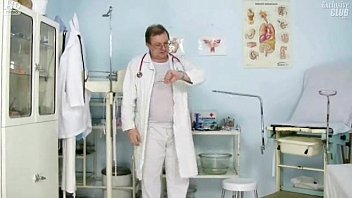 Preview 1 of Chinese Girls Eat Sperm - Iveta gyno pussy and anal speculum checkup at clinic