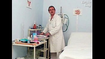Preview 1 of Jwrychmus - Helga gyno pussy speculum examination on gynochair at kinky clinic